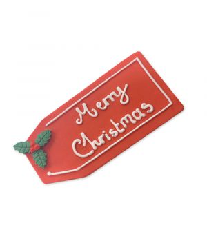  Sokerikoriste - Pakettikortti Merry Christmas, 1 kpl