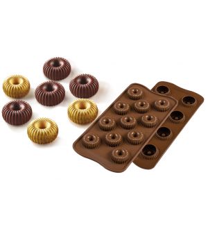Silikomart Silikoninen suklaamuotti - Kruunut, 30mm