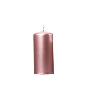  Ruusukultainen kynttilä, 12cm