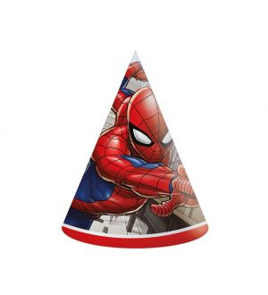  Juhlahatut- Spiderman Crime Fighter, 6kpl