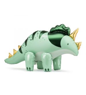  3D Foliopallo - Triceratops, Vihreä, 93x49cm