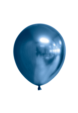  Chrome ilmapallot, sininen, 30cm, 10kpl