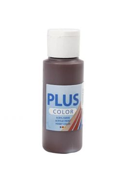  Plus Color Askartelumaali, Suklaanruskea, 60 ml