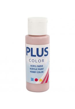  Plus Color Askartelumaali, Huurrettu vaaleanpunainen, 60 ml