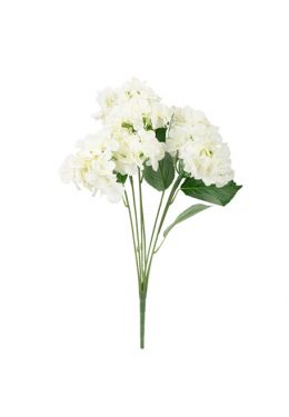  Kukkakimppu - Hortensia, Valkoinen,51cm