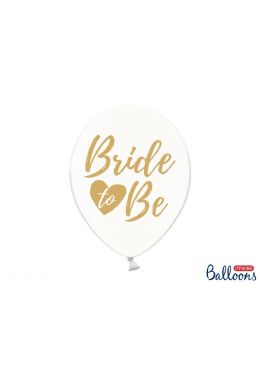  Kirkkaat ilmapallot Bride to Be - 30cm, 6kpl