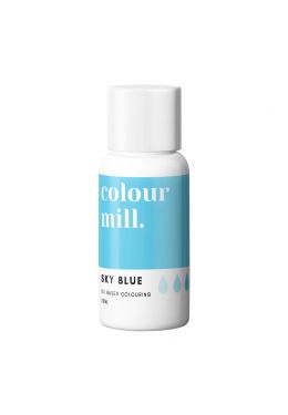 Colour Mill Öljypohjainen Elintarvikeväri, 20ml - Sky Blue
