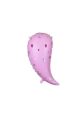  Foliopallo - Pinkki kummitus, 41x70cm