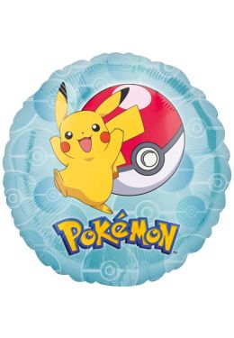  Foliopallo - Pikachu & Pokemon-pallo, 43cm
