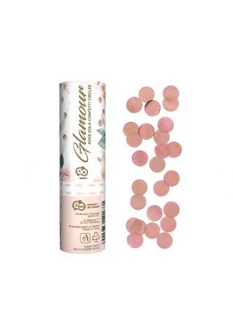  Konfettitykki - Glamour Ruusukulta