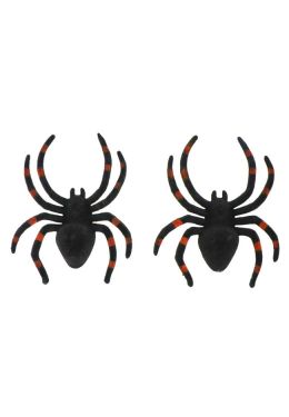 Hämähäkit, Musta Sametti, 13cm, 2kpl
