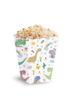 Popcorn-rasiat, Happy Dinos, 5kpl