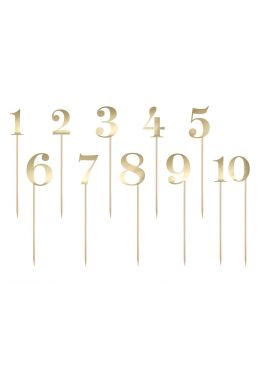  Numerotikut 1-10 Kulta