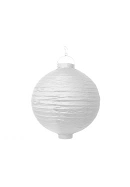  Paperilyhty LED-valolla - Valkoinen, 30cm