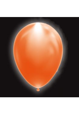  LED-ilmapallot - Oranssi, 30cm, 5kpl