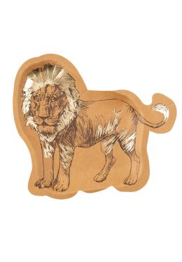  Pahvilautaset - Kraft Safari, Leijona, 8kpl