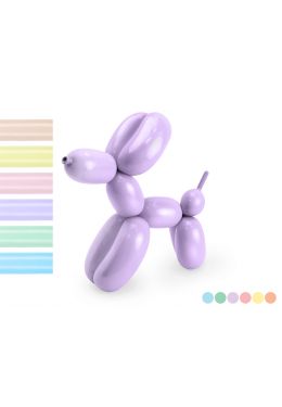  Muotoiluilmapallot, Pastelli Mix 30kpl + pumppu