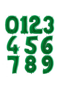  Isot numerofoliopallot, vihreä 100cm