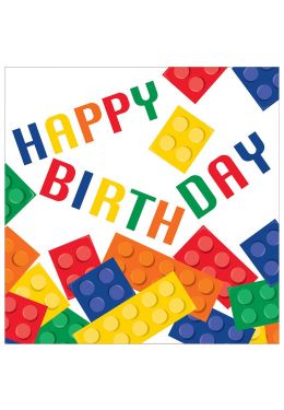  Lautasliinat, Happy Birthday, Block Party, 16kpl