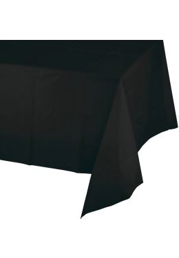  Muovinen pöytäliina - Musta, 137x274cm