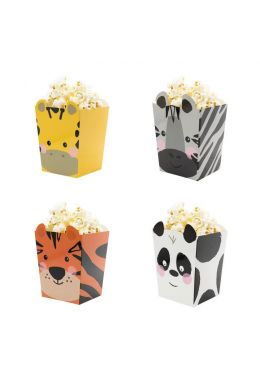  Popcorn-rasiat, Mini Safari, 4kpl