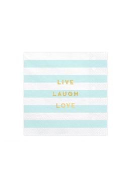  Lautasliinat Vaaleansiniset, Live Laugh Love