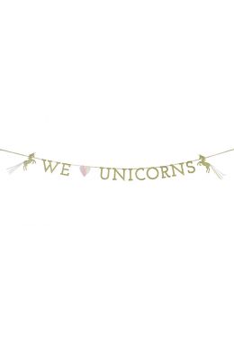  Banneri, We <3 Unicorns, 3m