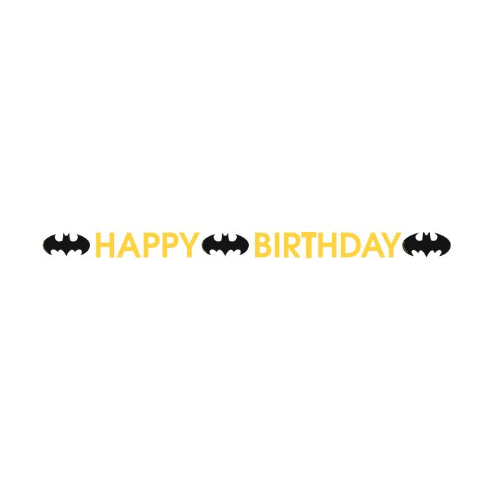  Banneri - Happy Birthday - Batman, 180cm