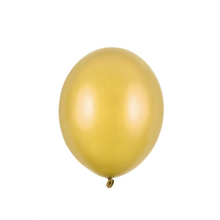  Ilmapallot - Kulta - Metallic, 12cm, 100kpl