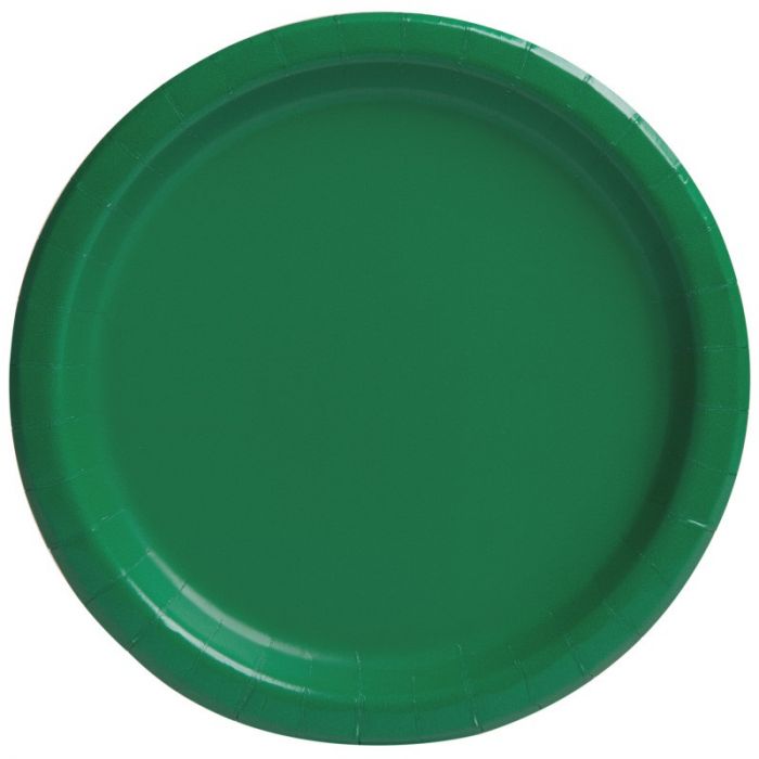 Pahvilautaset, Metsänvihreä, 22cm, 8 kpl