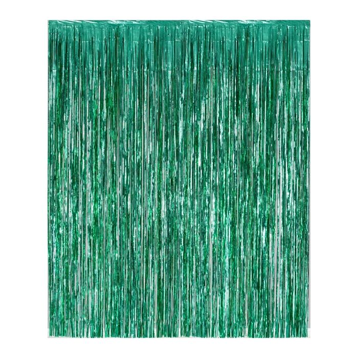  Taustaverho metallinvihreä, 100x240 cm
